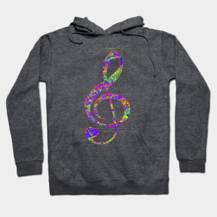 Psychedelic Music note 3 Hoodie